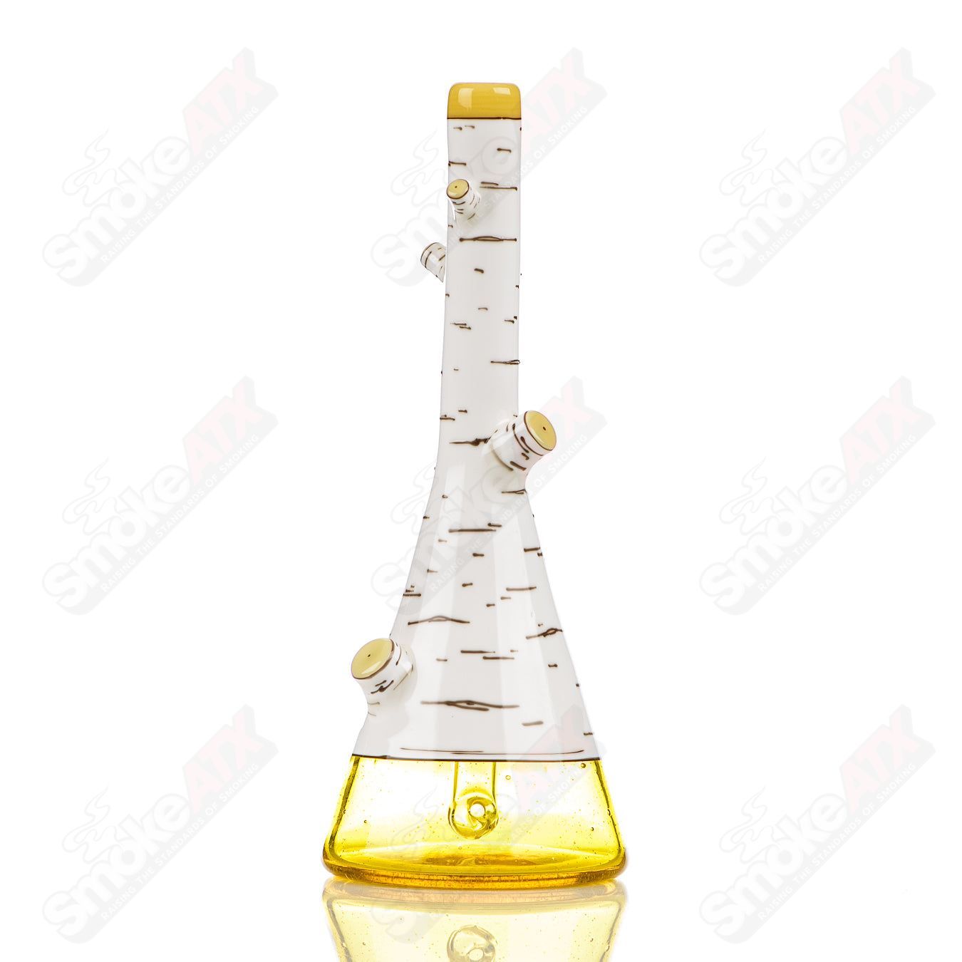 8 Birch Tube Foster Glass - Smoke ATX