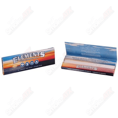 1 1/4  Rice Rolling Paper Elements Ultra Thin - Smoke ATX