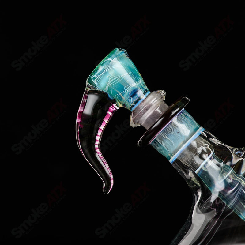 Tube (Gold Amethyst/ White Lotus/ Neptune) w Bowl Indo x GD - Smoke ATX