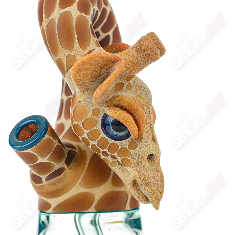 Giraffe Bent Kneck Bottle Rig Robertson Glass Honey Badger & - Smoke ATX