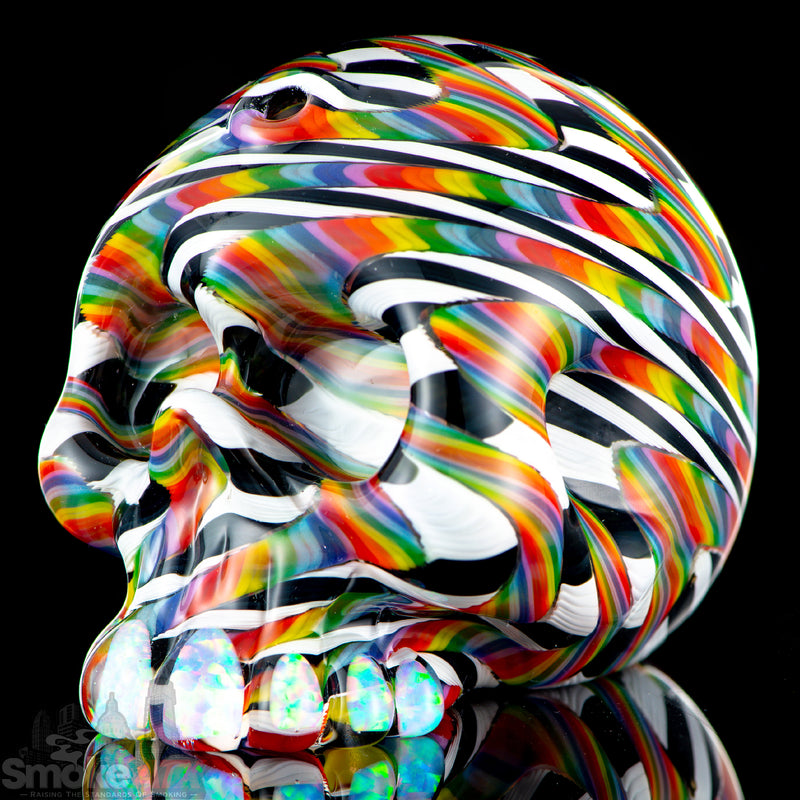 10mm Multi Colored Skull Shredder Carsten Carlile - Smoke ATX