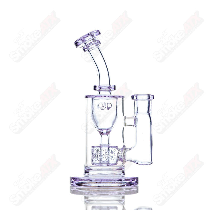 8in 14mm Taurus Incycler Fat Boy Glass Gemini - Smoke ATX