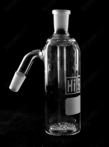 14mm V Arm Ashcatcher HiSi Glass - Smoke ATX