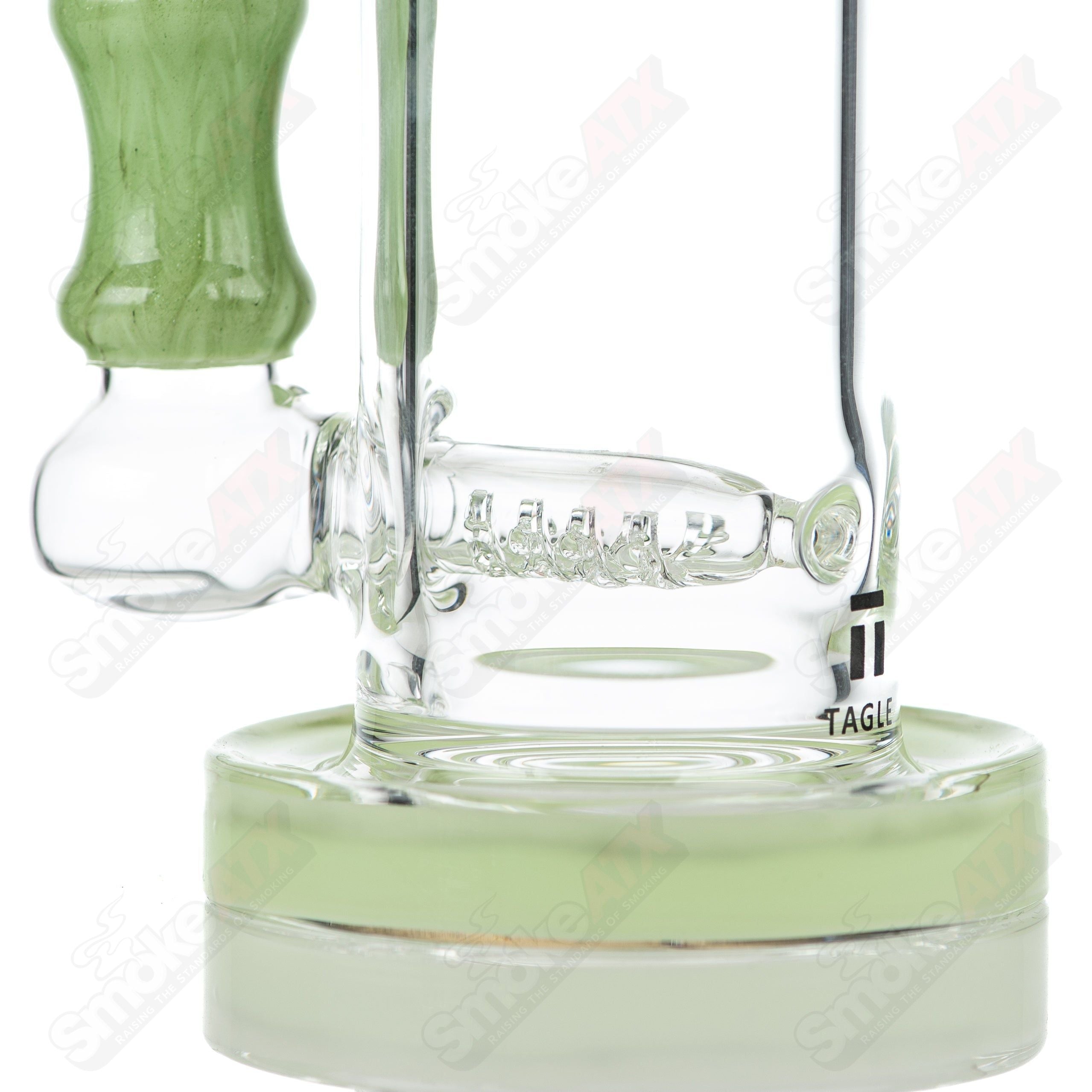 #2 18mm 50mm Wrap n Rake Inline Tube Tagle Glass - Smoke ATX