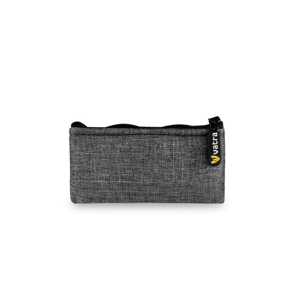 Vatra Bags Woven Gray V15 5.5” Zip Pouch - Smoke ATX