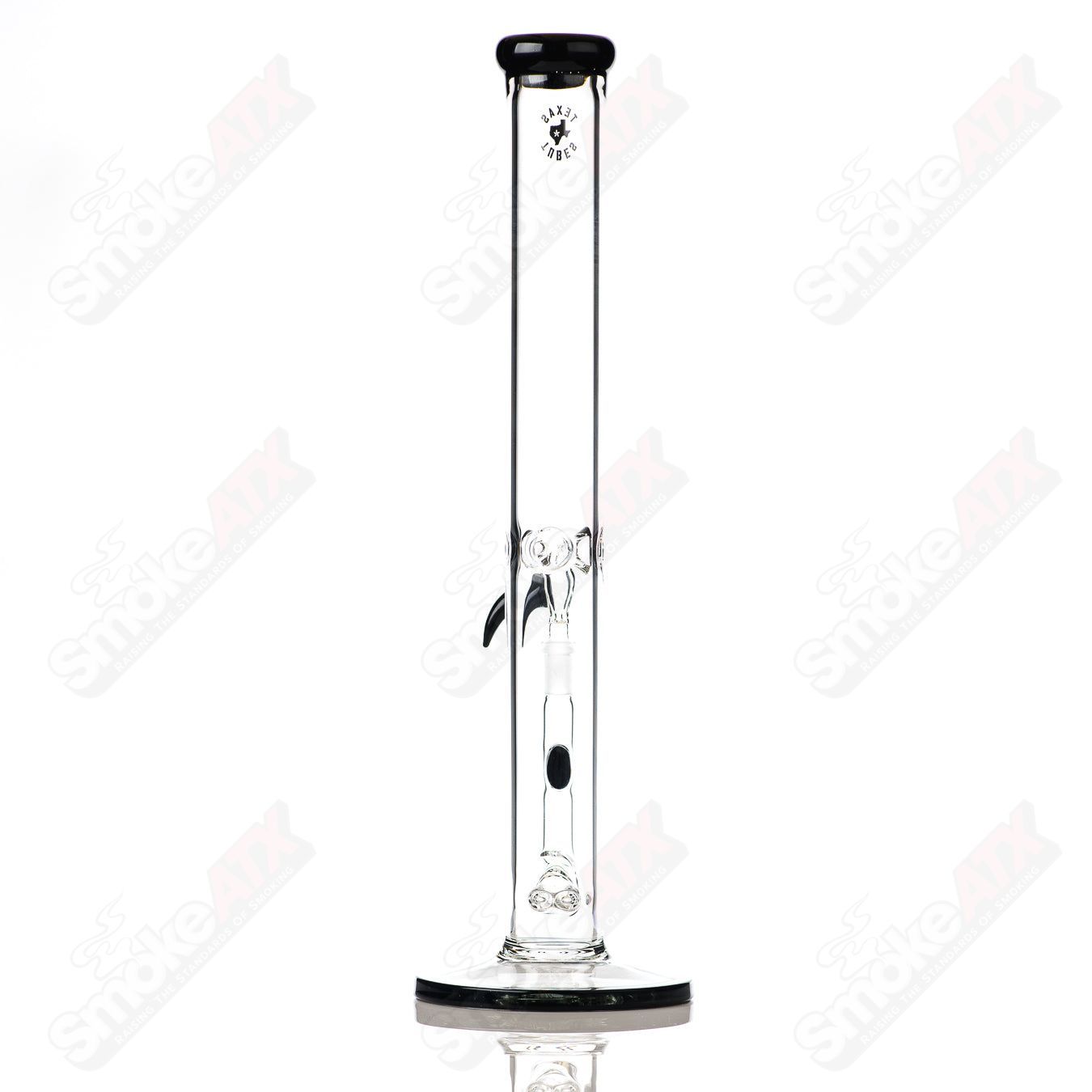 17in 18mm Dual Stemline (Galaxy ) Texas Tubes - Smoke ATX