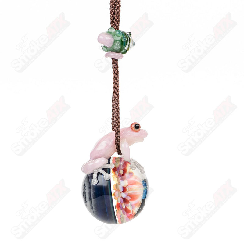 Flower 花 Pendant Kengtaro Glass - Smoke ATX