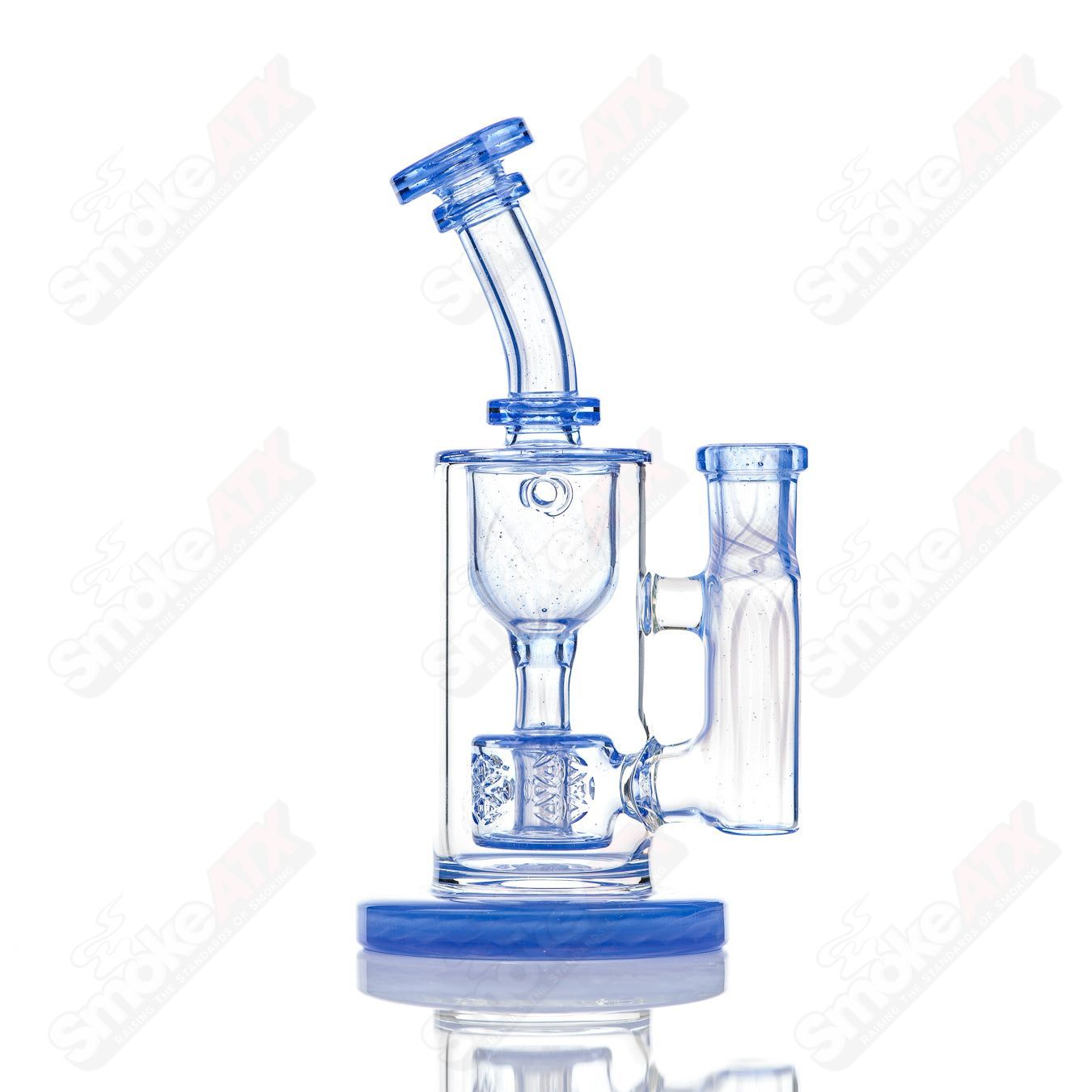 8in 14mm Taurus Incycler Fat Boy Glass Mystique - Smoke ATX