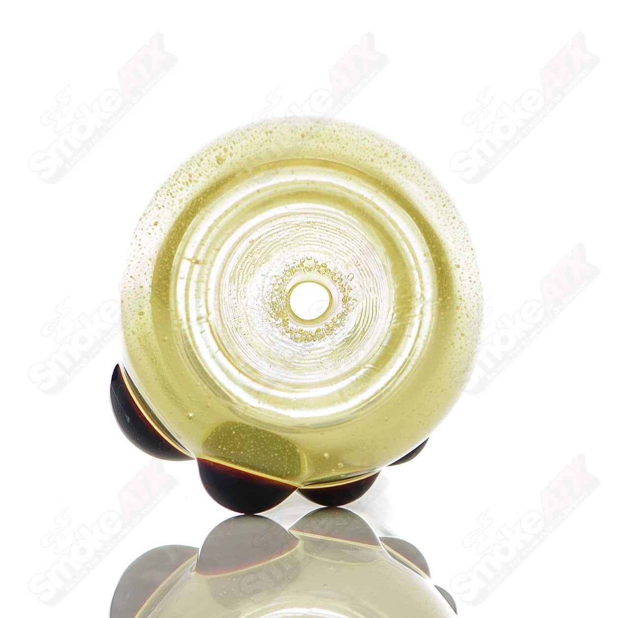 #27 18mm Full Color Push Slide Bowl Dustorm Glass - Smoke ATX