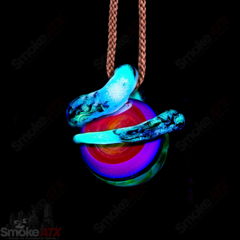 Python Pendant Kengtaro Glass - Smoke ATX