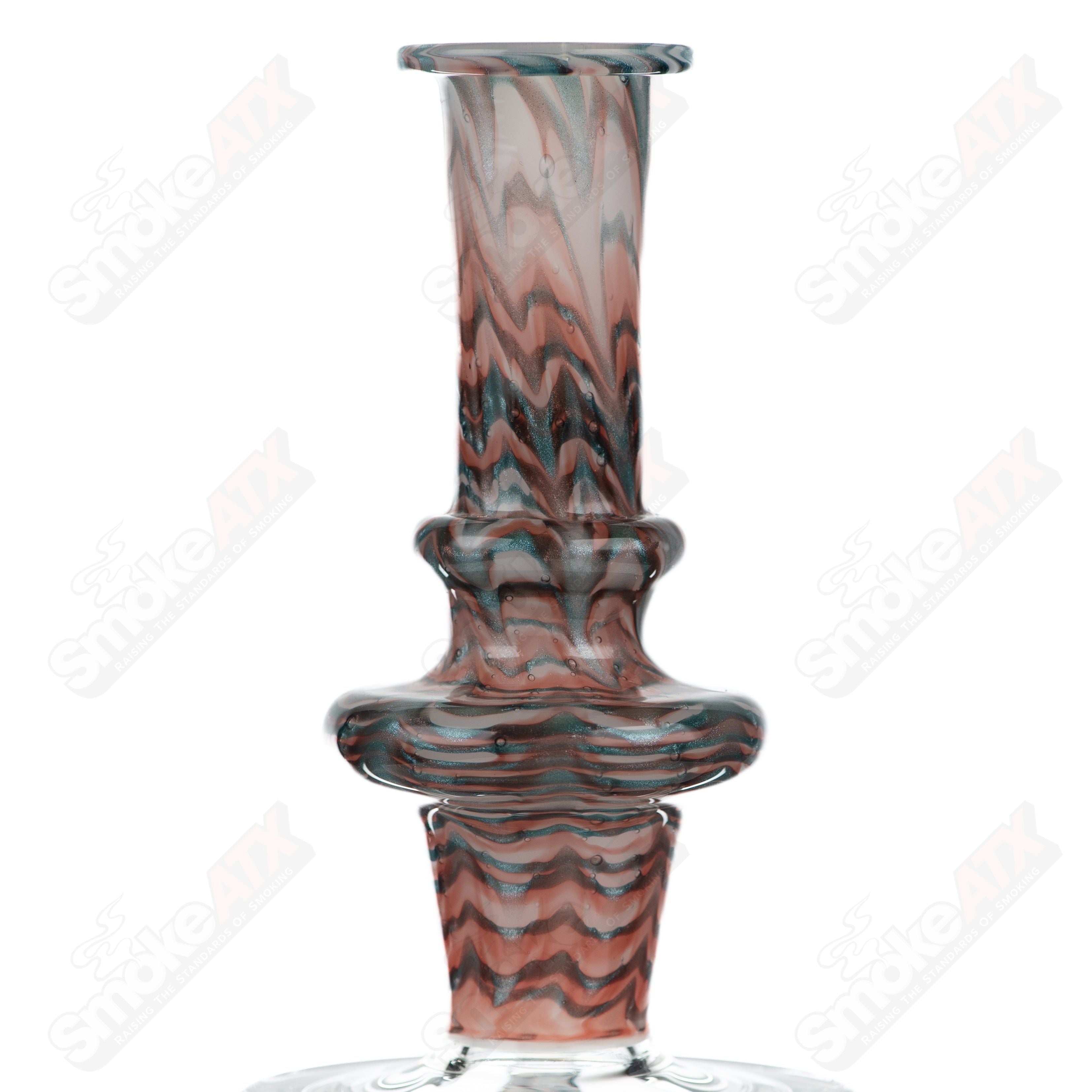 #2 18mm 60mm Wrap n Rake Inline Tube Tagle Glass - Smoke ATX
