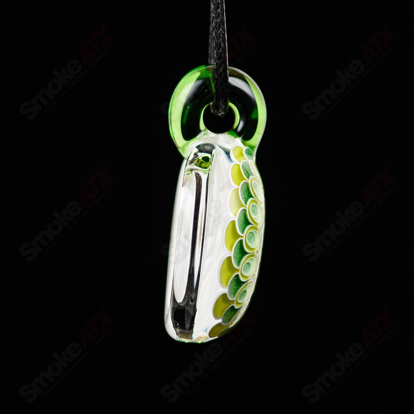 Green No Opal Dot Stack Pendant Olour - Smoke ATX