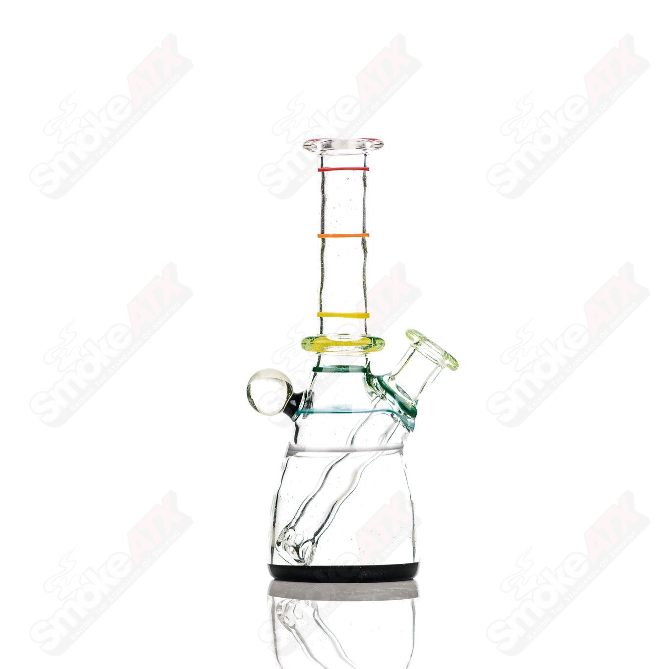 #1 10mm UV Secret Double Rainbow Tube Dustorm Glass - Smoke ATX