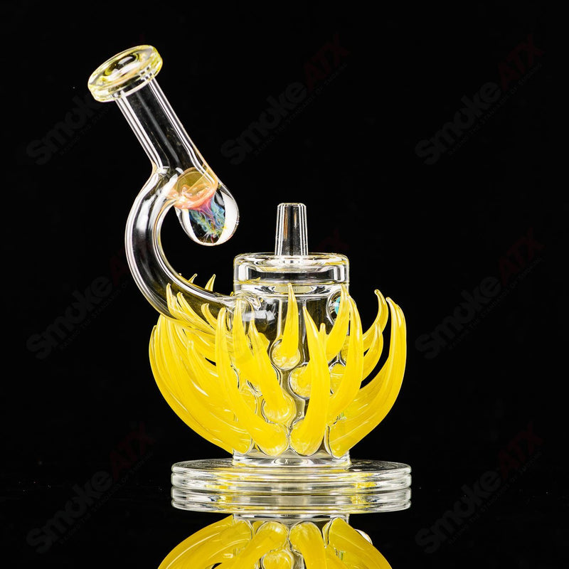 Horned Rig (4.0 Lemondrop ) E.Ross x Freeek Glass - Smoke ATX