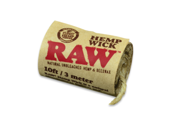 10ft Hemp Wick Raw - Smoke ATX