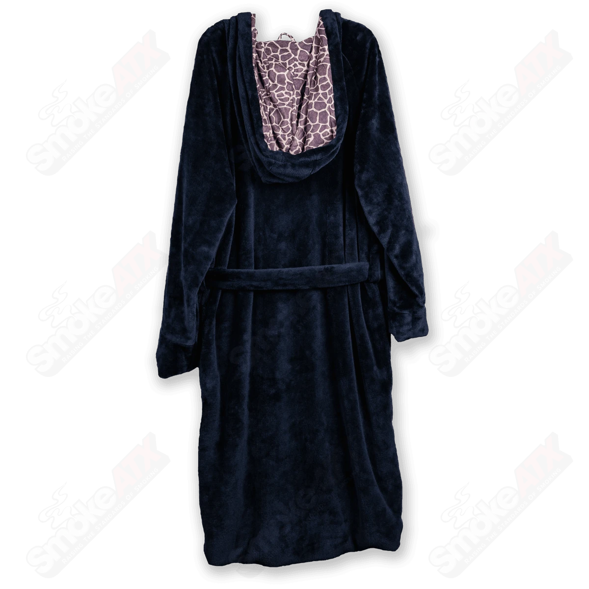 Black Robe W/ Giraffe Print Matt Robertson Glass Black Small - Smoke ATX