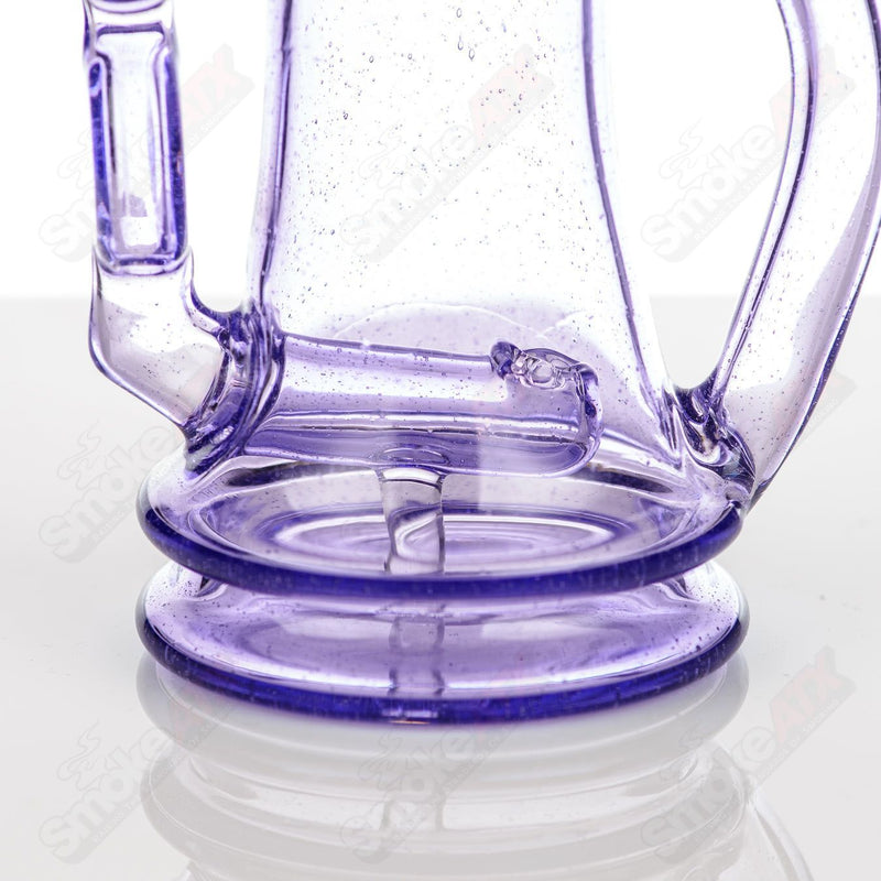 Purple Lolli Pop Bubble Dumper Recycler -  Reed Glass - Smoke ATX