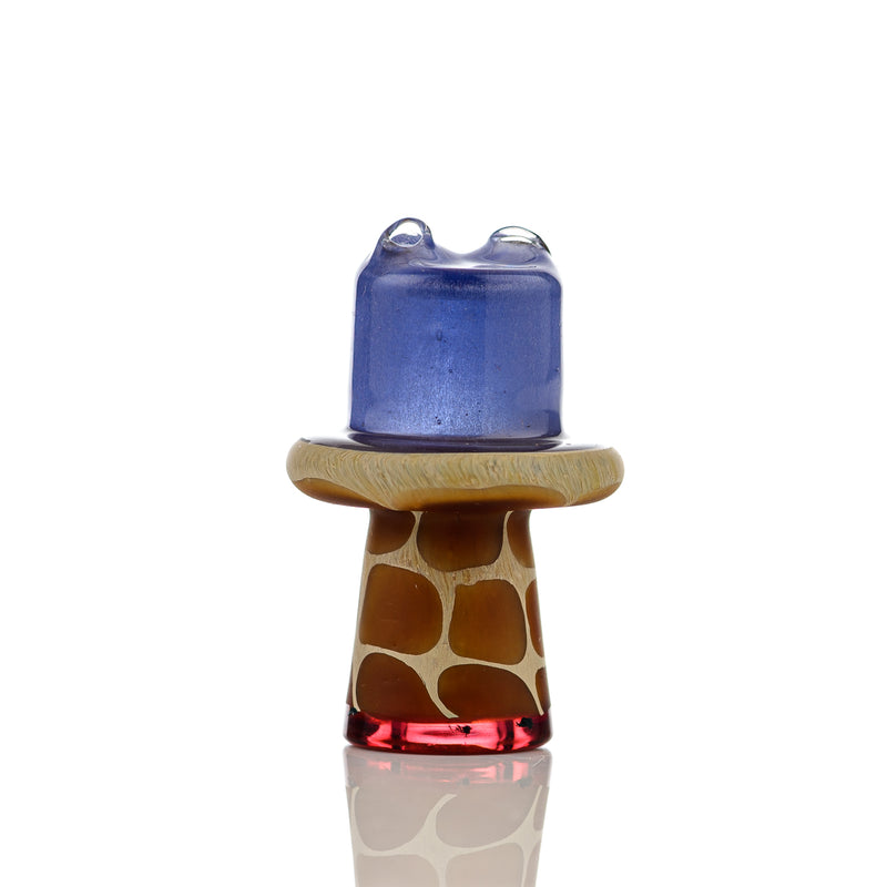 Blue Giraffe Spinner Cap w Pearl Robertson Glass - Smoke ATX