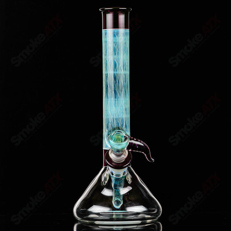 Tube (Gold Amethyst/ White Lotus/ Neptune) w Bowl Indo x GD - Smoke ATX