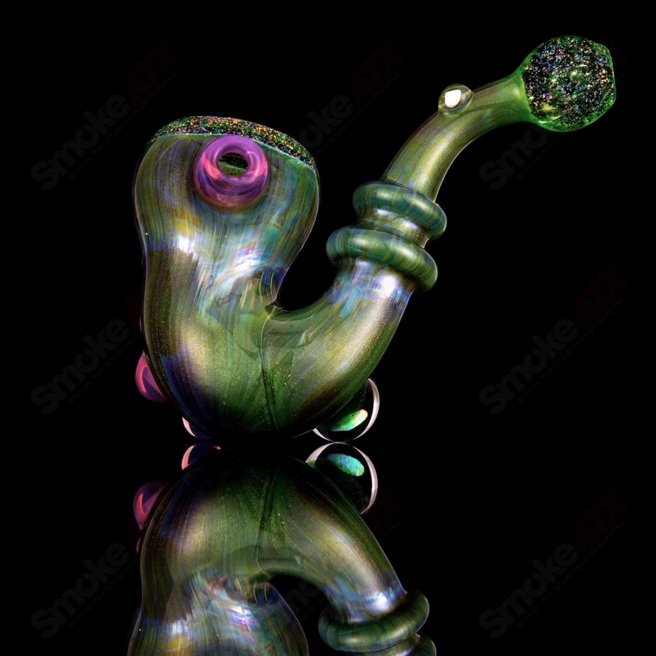 Mystery Adventurine Sherlock Habitat Glass - Smoke ATX