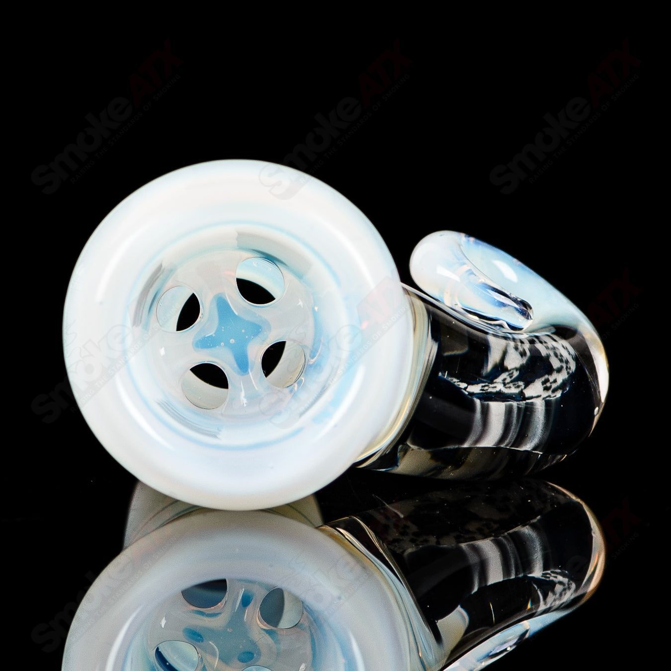 #3 18mm Moonstone Slide LE /25 Black T x Crunklestein - Smoke ATX
