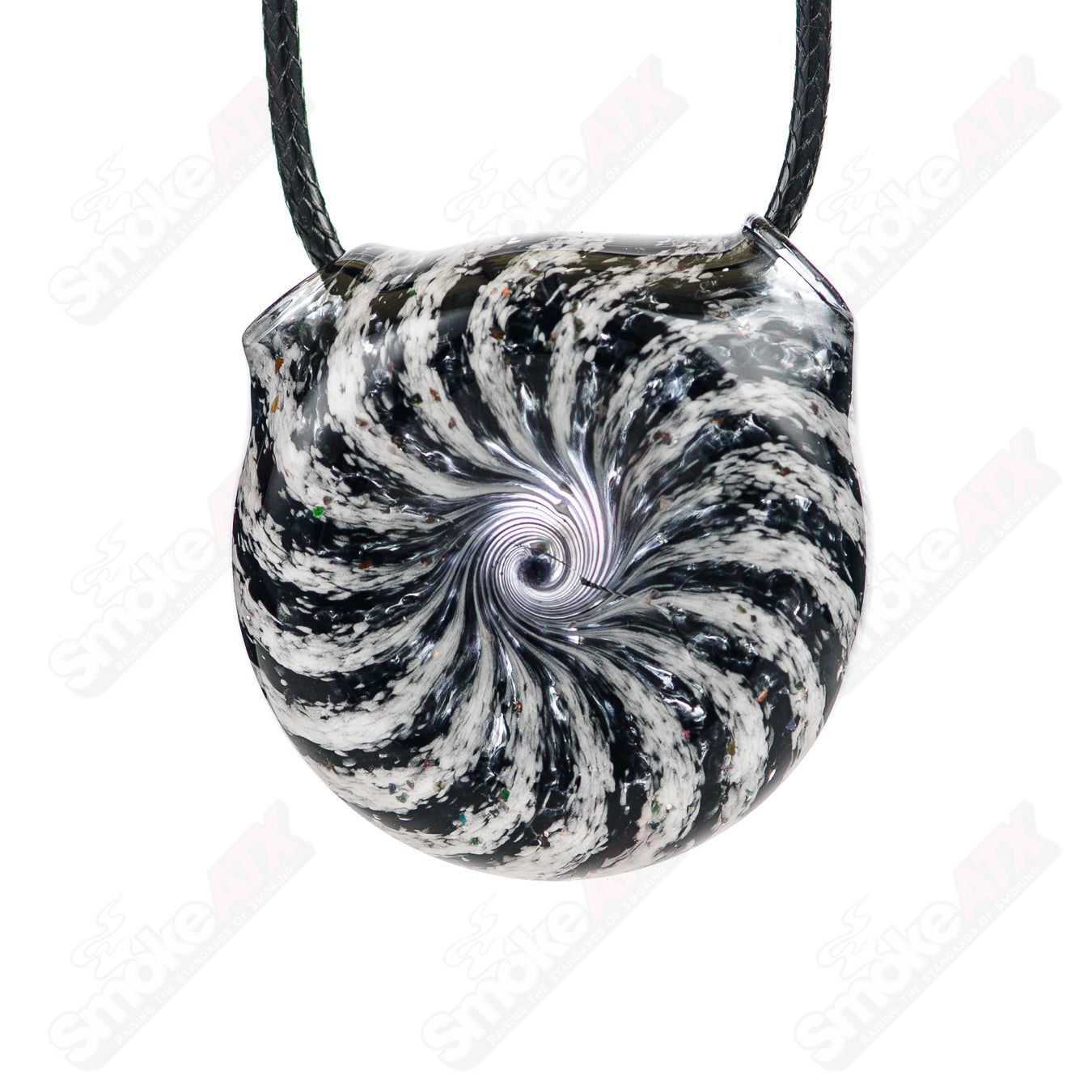 Black/White Dichro Pendant Merican Made - Smoke ATX