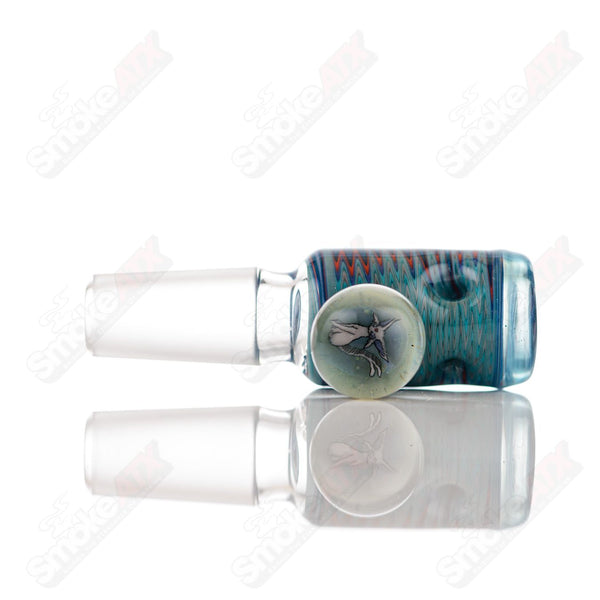 Black Tuna 14mm Worked 5 hole Slide #2 - Smoke ATX