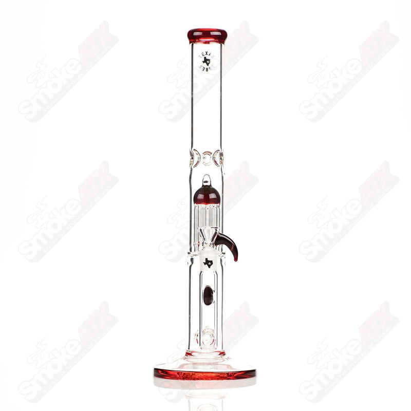 17in 18mm Stemline to 8 Arm (Red Elvis) Texas Tubes - Smoke ATX