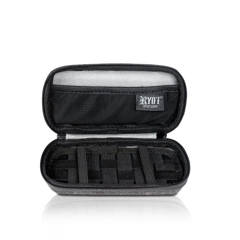RYOT CARBON SERIES SLYM CASE WITH SMELLSAFE & LOCKABLE TECHNOLOGY - BLACK - Smoke ATX