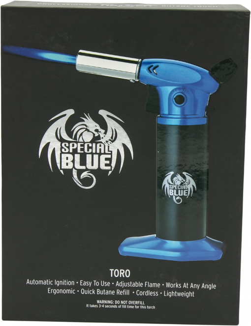 SPECIAL BLUE BUTANE TORCH - TORO - BLUE - Smoke ATX
