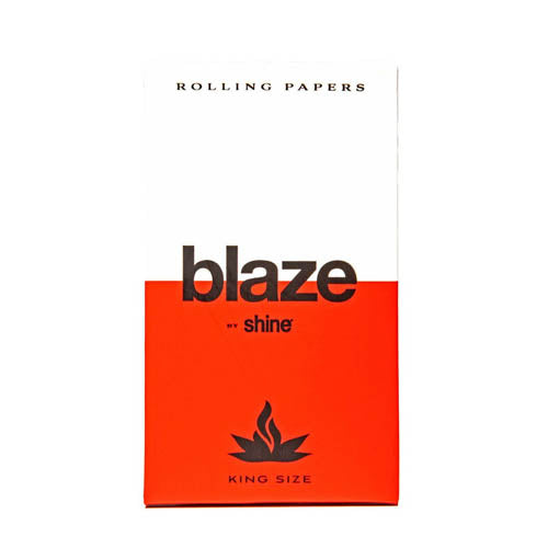 BLAZE BY SHINE HEMP ROLLING PAPERS - KING SIZE 32-SHEET PACK - Smoke ATX