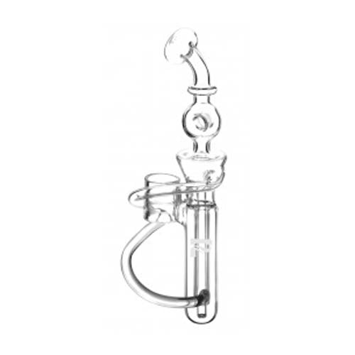 PULSAR HAND E-NAIL V3 GLASS RECYCLER MOUTHPIECE - Smoke ATX