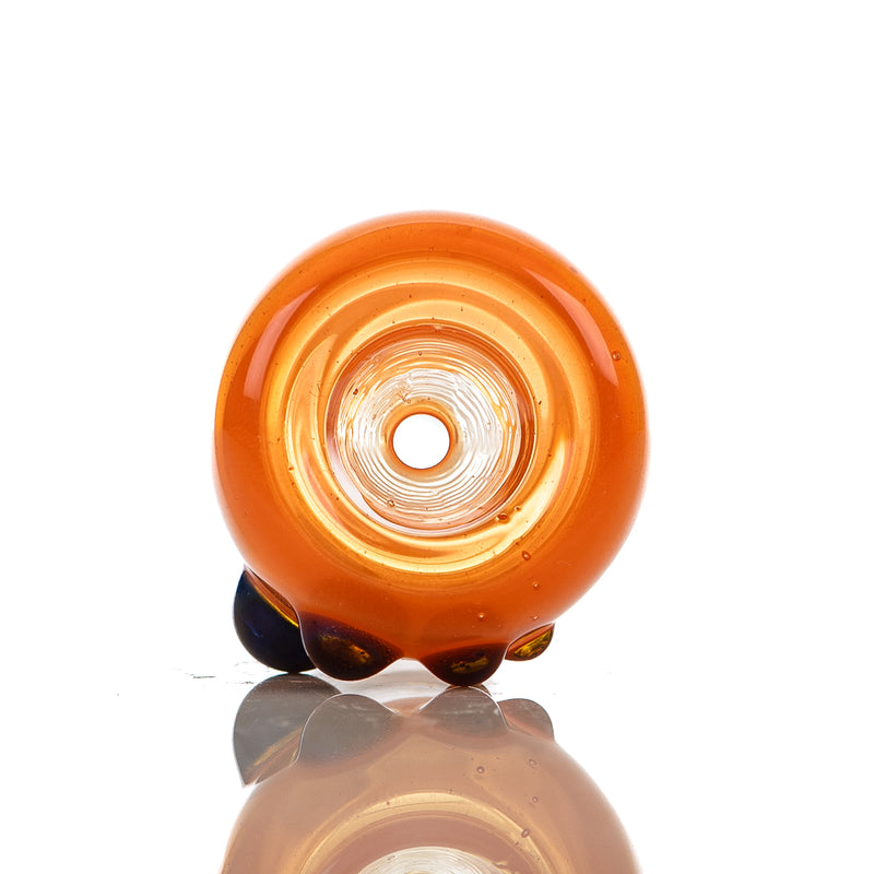 #1 18mm Full Color Push Slide Bowl Dustorm Glass