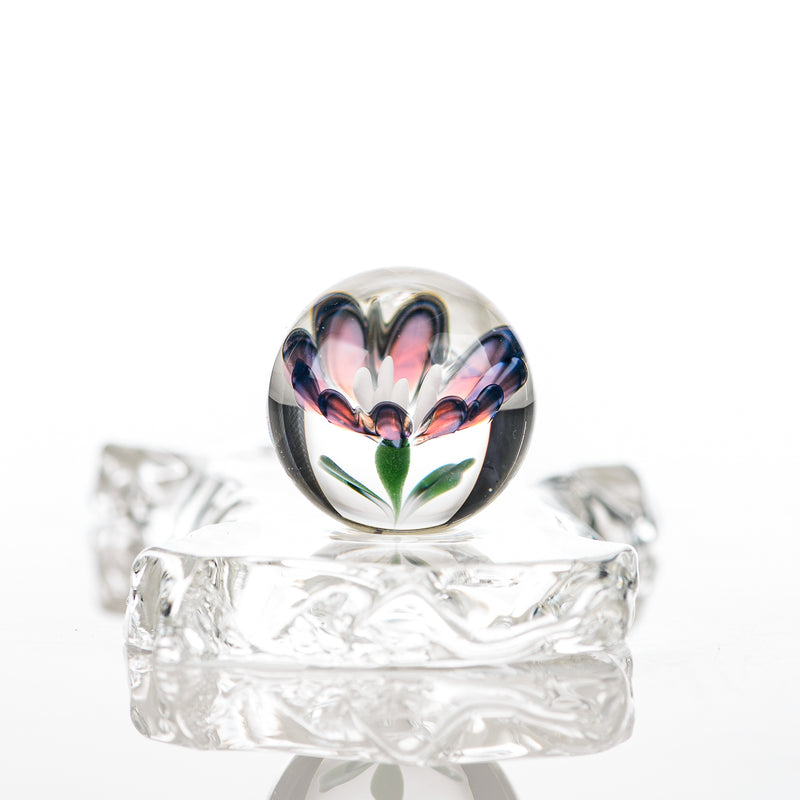 Kobuki Glass #3 Flower Topper Marble
