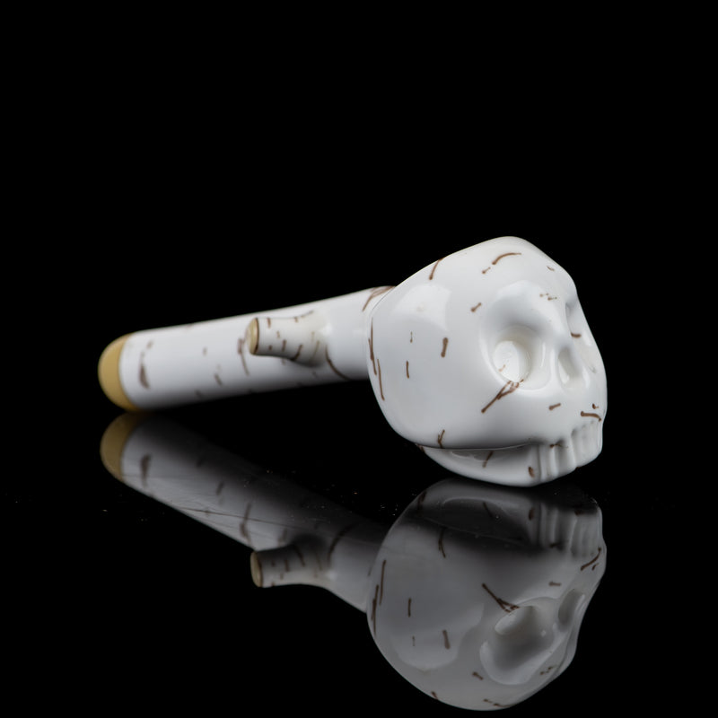 #3 Birch Skull Spoon Foster Glass