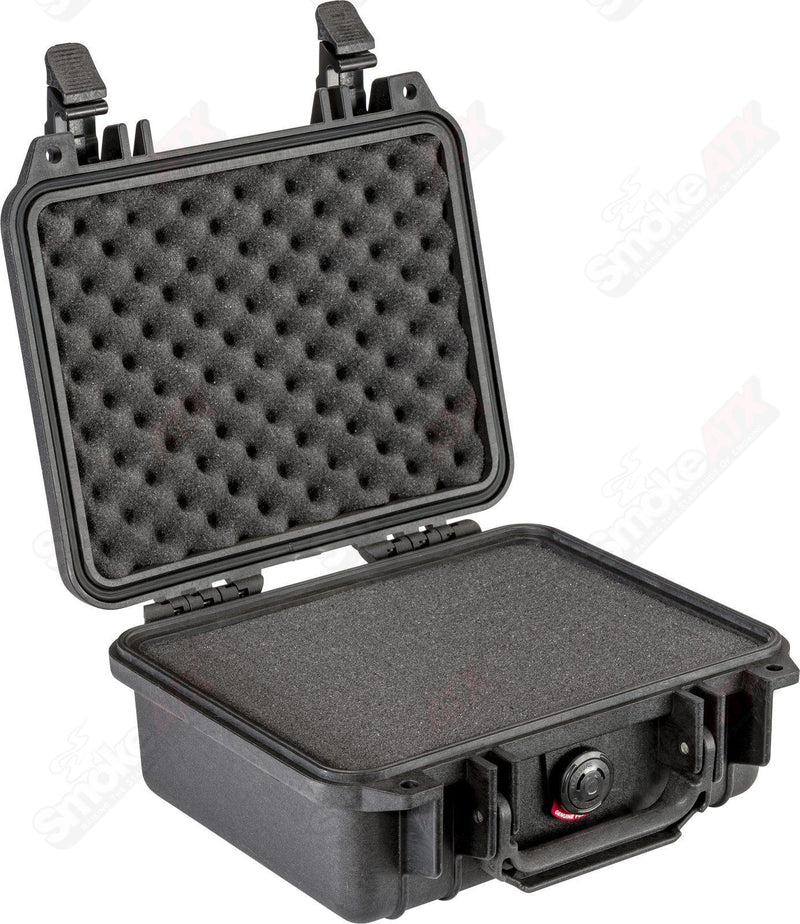 1200 Black Pelican Case W/ Foam - Smoke ATX