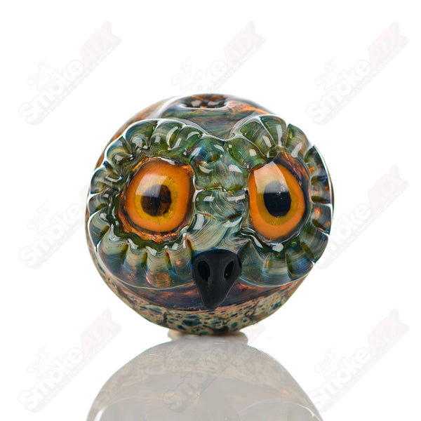 #7 Spotted Owl Carb Cap Four Winds Flameworks - Smoke ATX