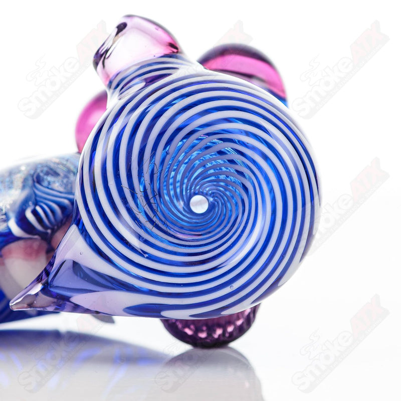 Sherlock (Cobalt Blue/Star White/Royal Jelly) Galactic Glass x SALT - Smoke ATX