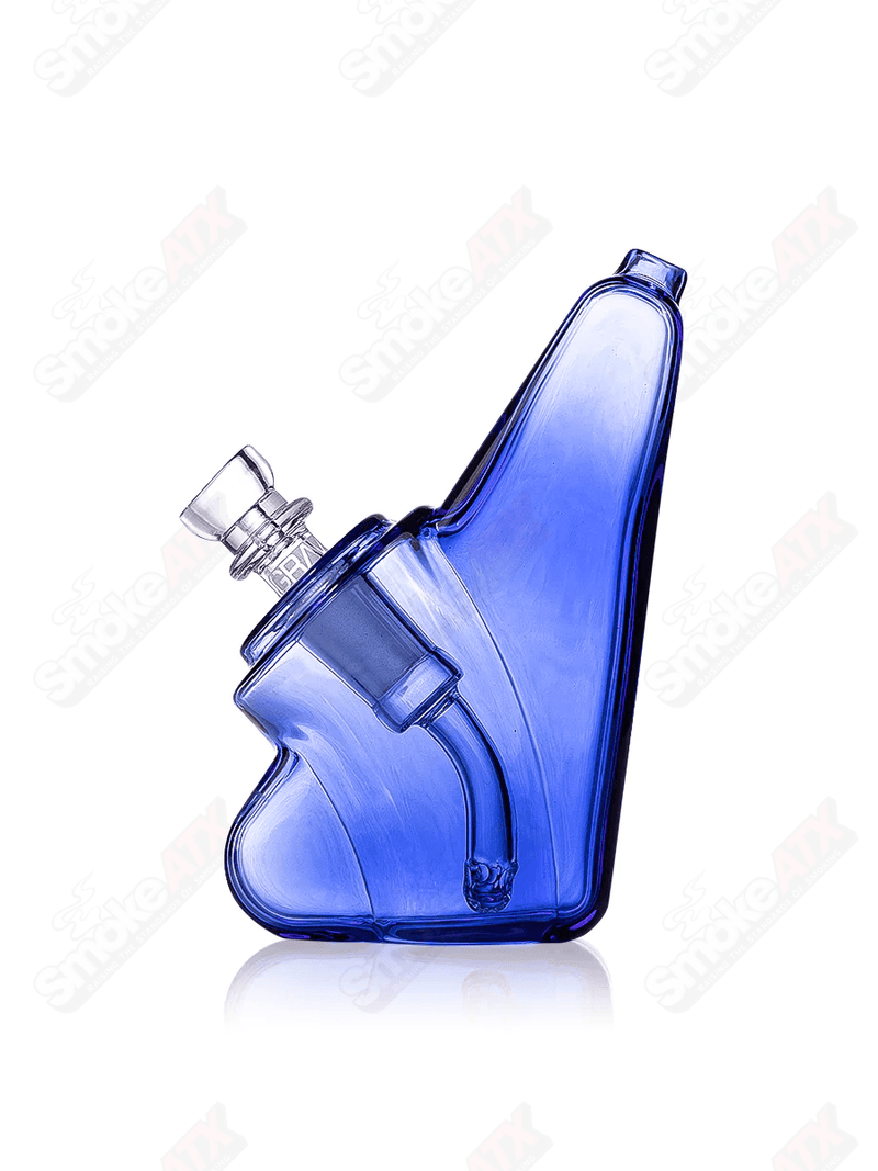Light Cobalt Wedge Bubbler Grav Labs - Smoke ATX