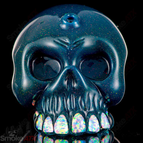 10mm Crushed Blue Skull Shredder Carsten Carlile - Smoke ATX