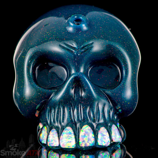 10mm Crushed Blue Skull Shredder Carsten Carlile - Smoke ATX