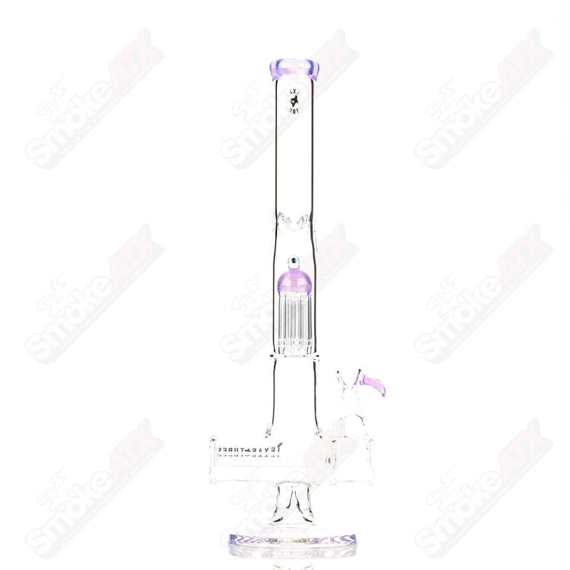 18in 18mm Inline to 8 Arm (Pink Slyme ) Texas Tubes - Smoke ATX