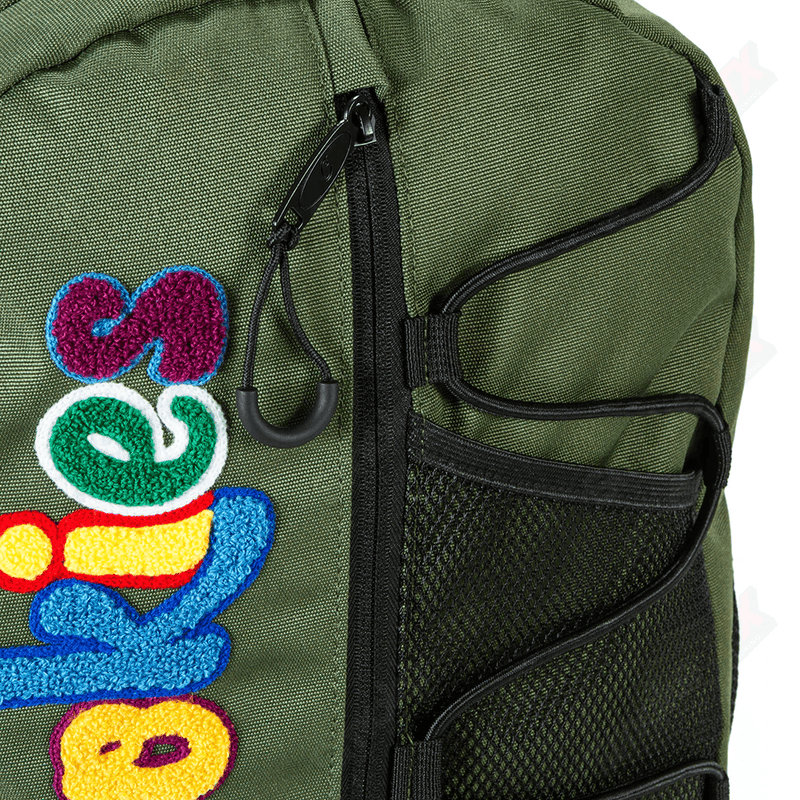 Olive Cookies Bungee Chenille Backpack - Smoke ATX