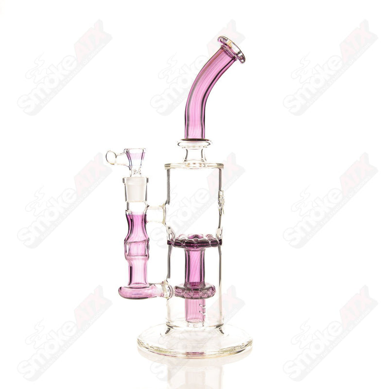 Purple Amethyst Belly Dump Perc Tube THG - Smoke ATX