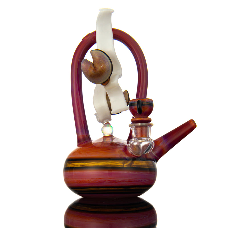 Teapot w/ Slide Dux Glass - Smoke ATX