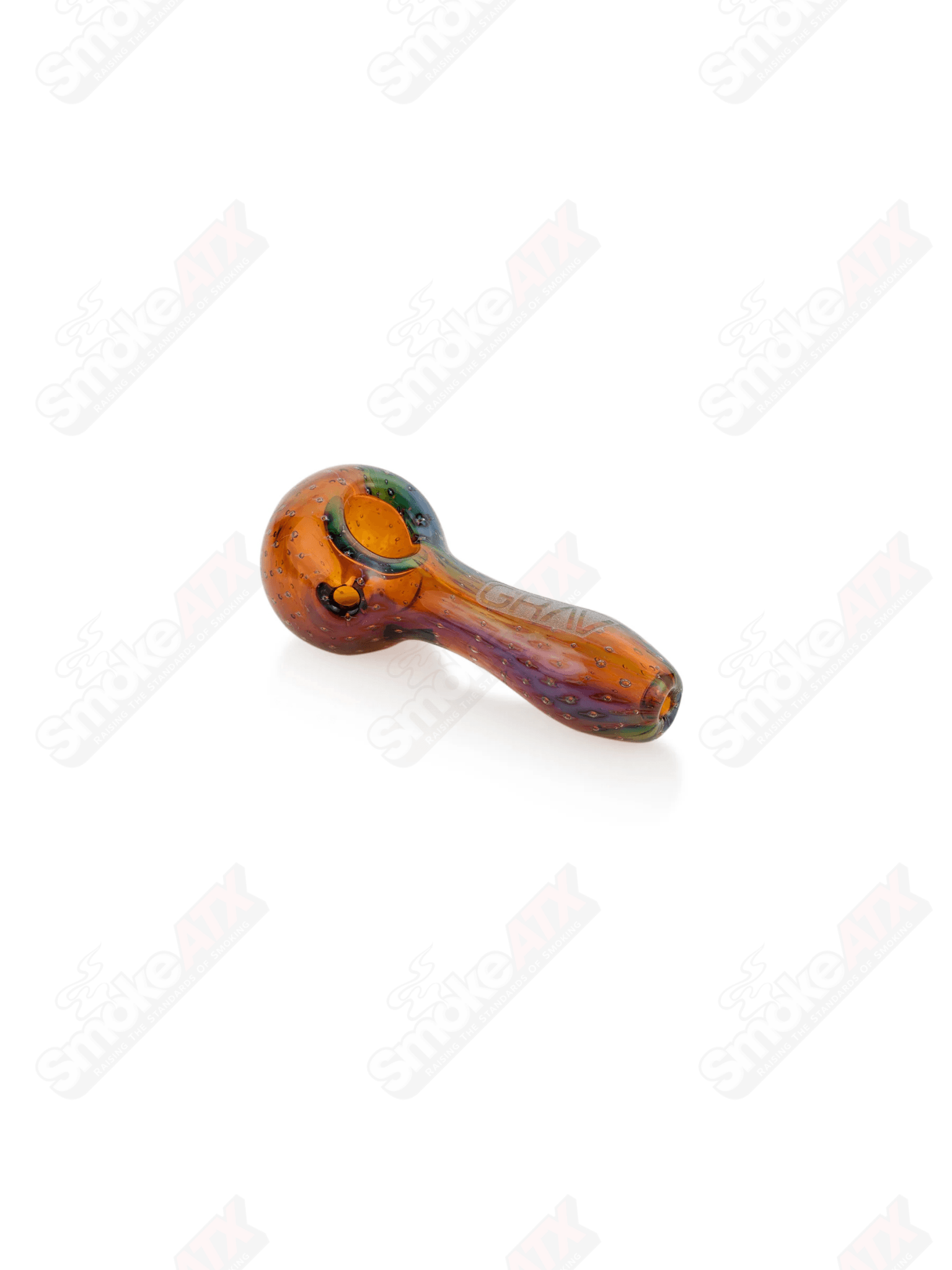 Amber Bubble Trap Spoon GRAV - Smoke ATX