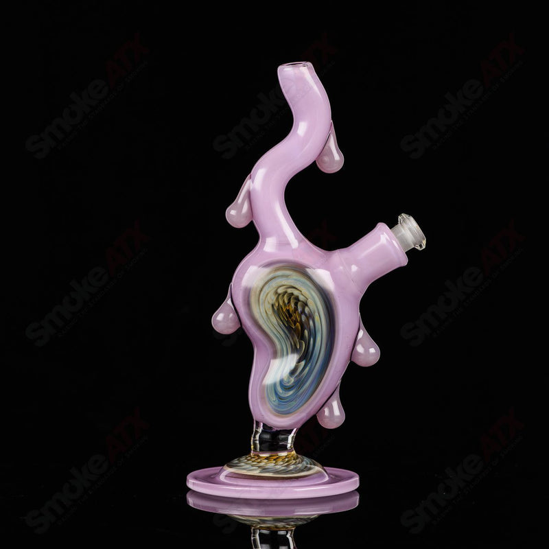 #1 Dali Melting Clock Rig w Opal Accent by Scoby Glass