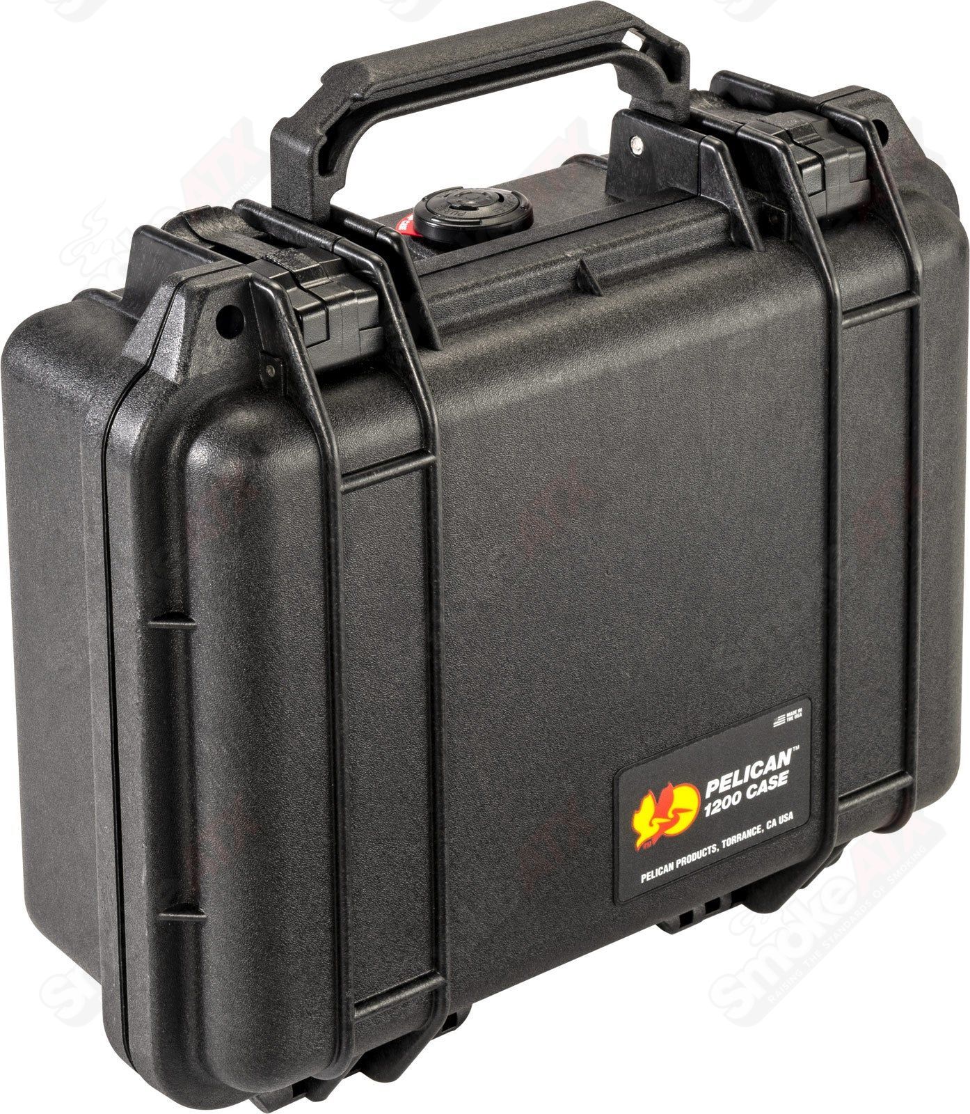1200 Black Pelican Case W/ Foam - Smoke ATX