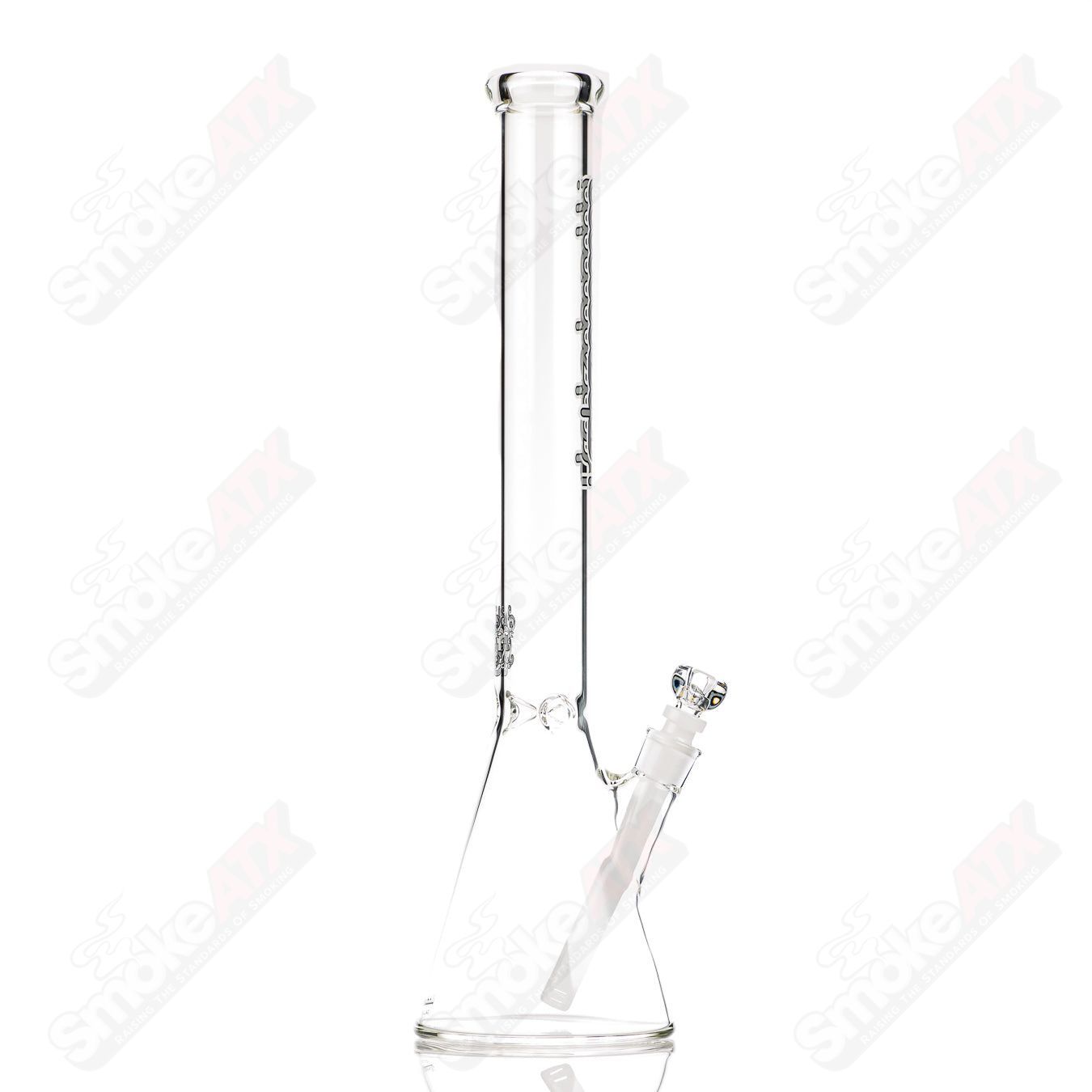 5mm Grey Medium 19" Beaker Illadelph - Smoke ATX