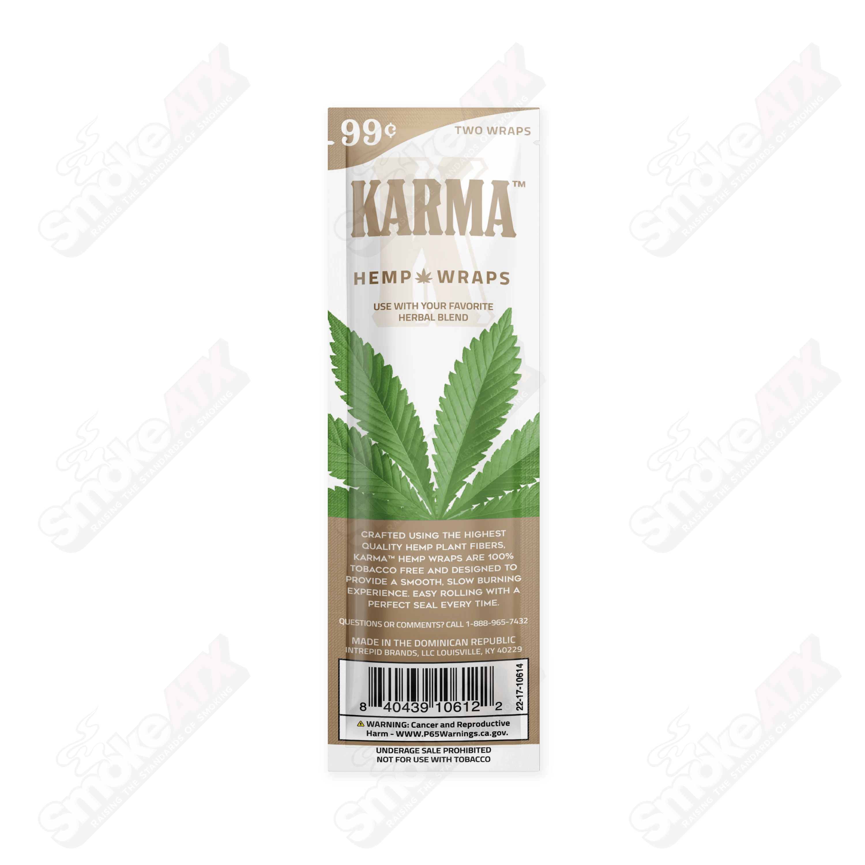 Orignal Karma Hemp Wraps - Smoke ATX